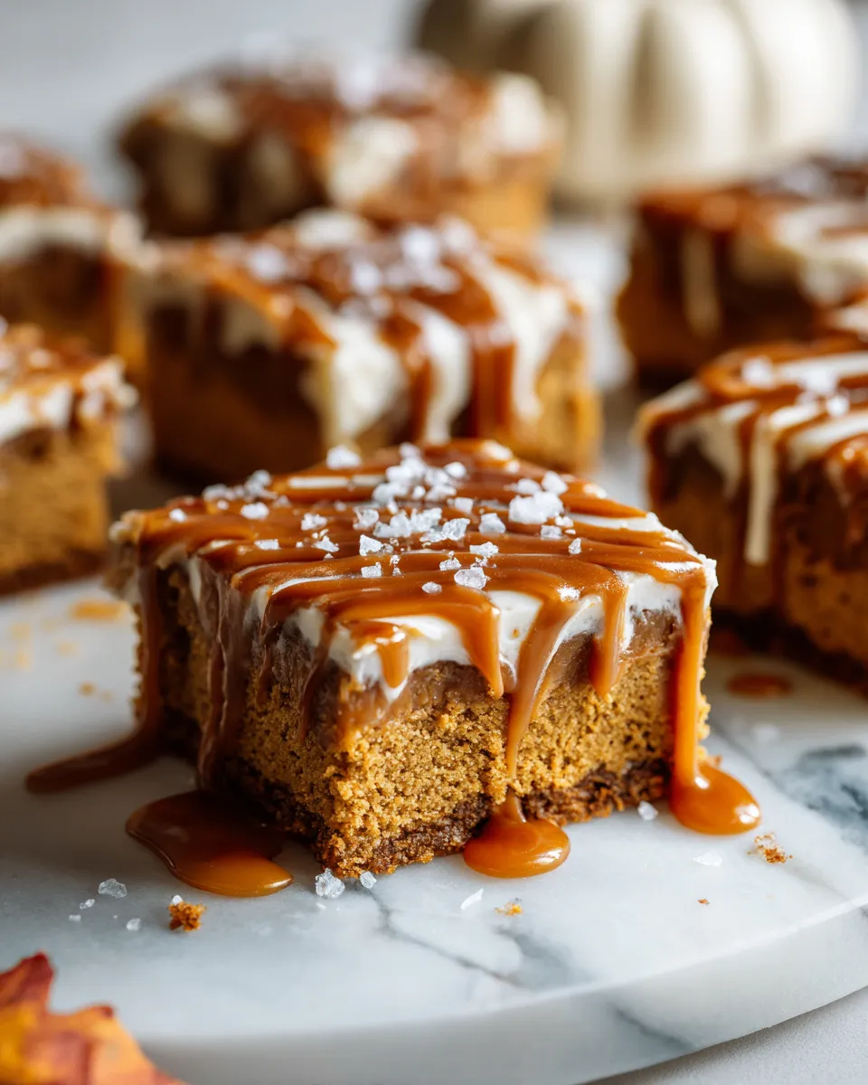 Brown Butter Sugar Cookie Bars with Salted Caramel Buttercream, festive dessert for holidays, easy baking recipe