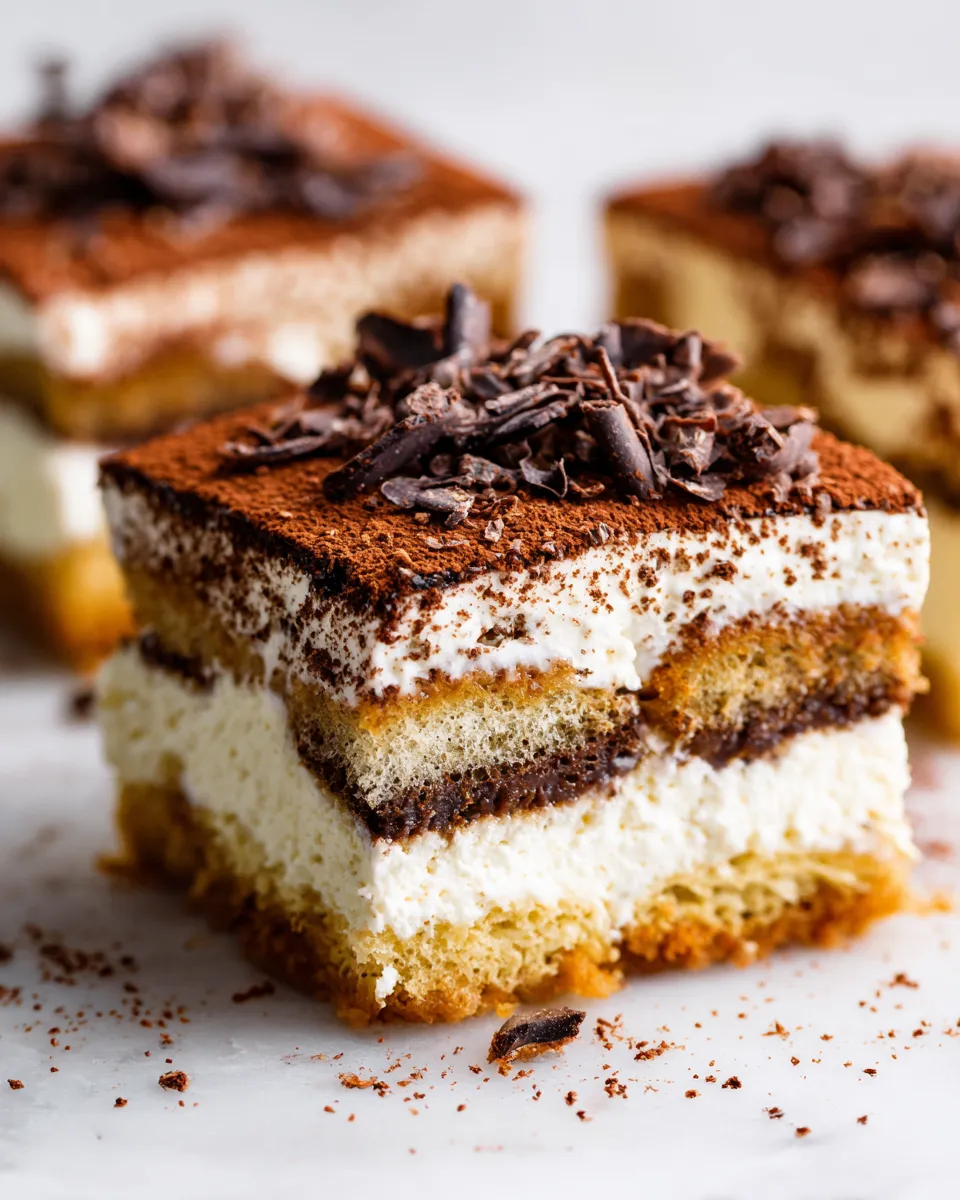 Delicious Easy Tiramisu recipe with coffee-soaked ladyfingers and creamy mascarpone, perfect for holiday gatherings and celebrations.