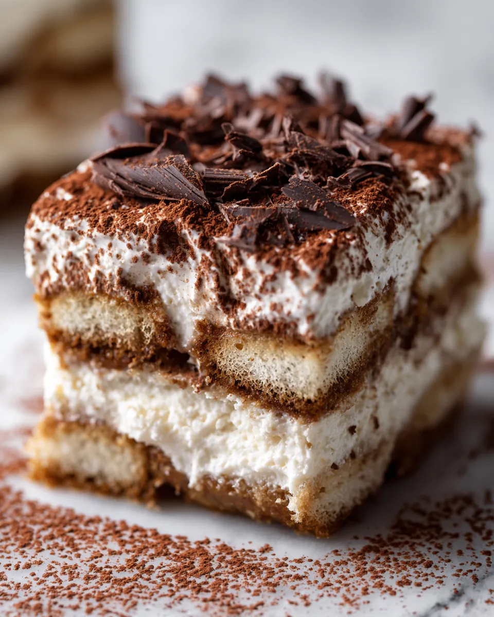 Delicious Easy Tiramisu recipe with coffee-soaked ladyfingers and creamy mascarpone, perfect for holiday gatherings and celebrations.