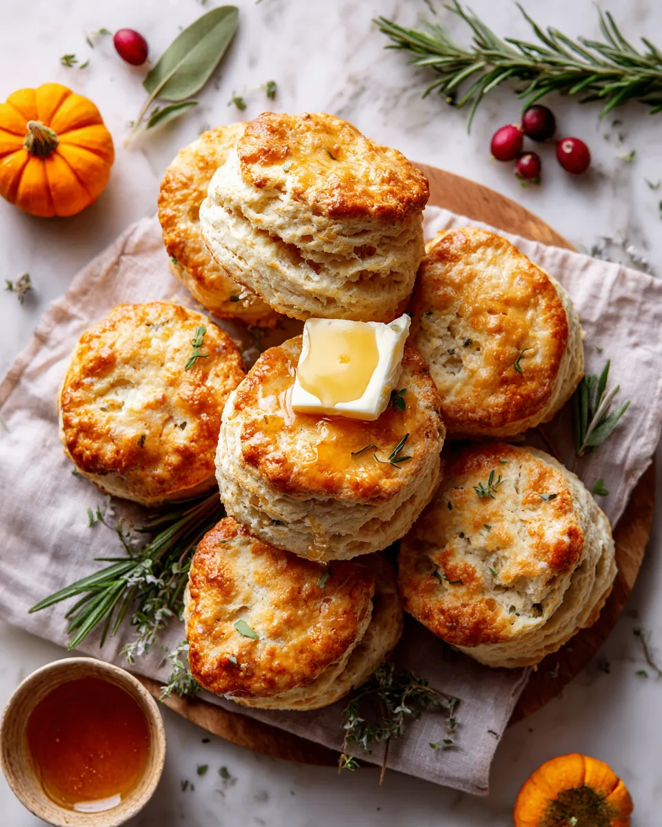 Homemade fluffy buttermilk biscuits perfect for holiday gatherings