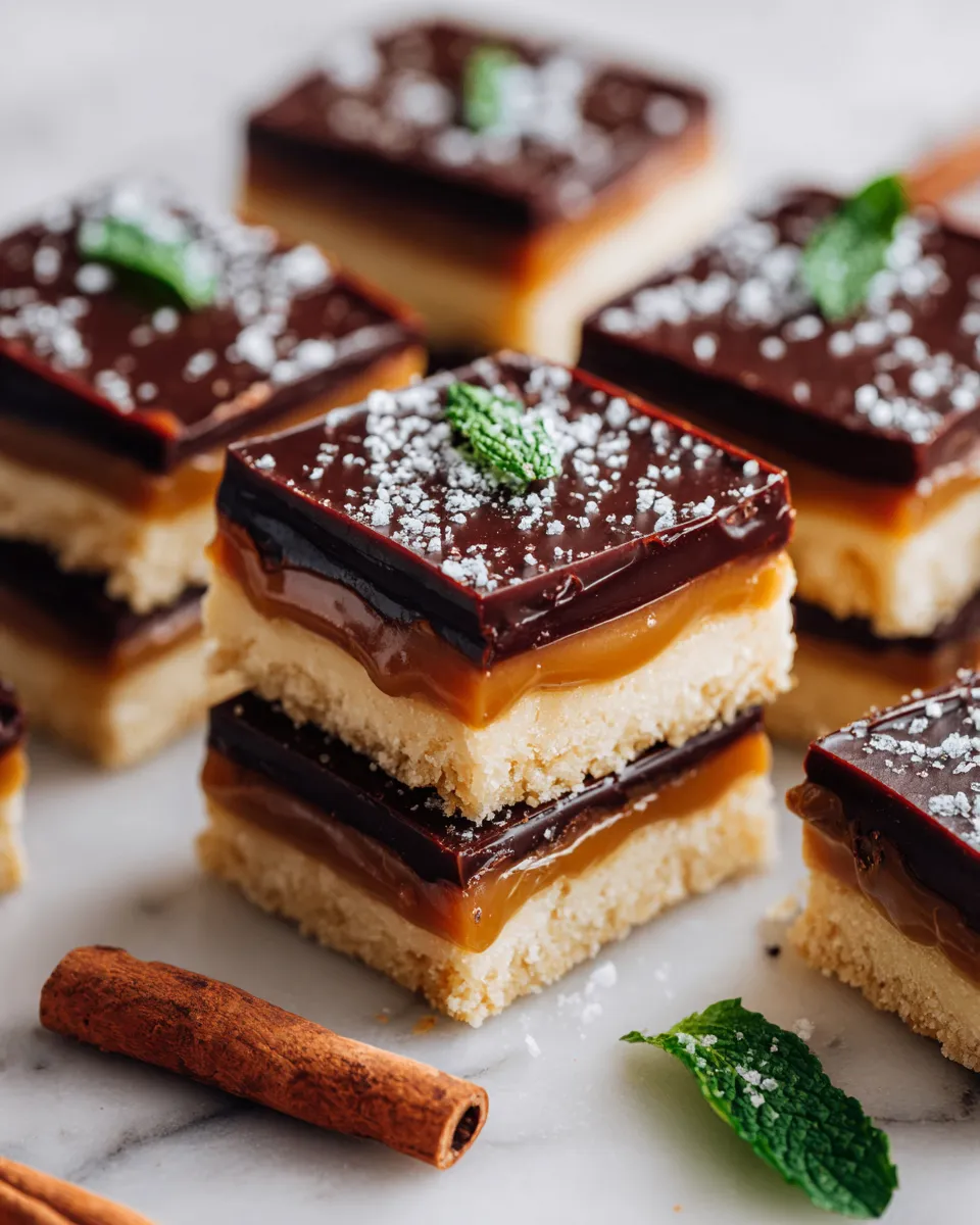 Delicious Millionaire Shortbread with buttery shortbread, caramel, and chocolate layers, perfect holiday dessert recipe.