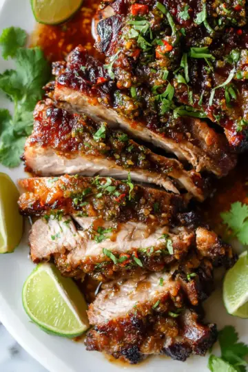Delicious Cuban Mojo Pork slow-roasted to perfection with a citrusy marinade, perfect for holiday celebrations.