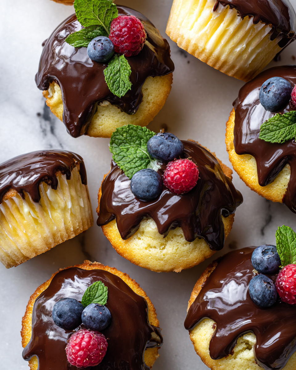 Boston Cream Pie Cupcakes with chocolate ganache and pastry cream, perfect for holiday celebrations and cozy gatherings.